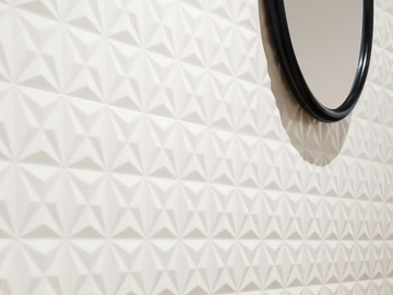 DECORLINE CITY WHITE - White-paste 3D Wall Cladding by CERAMICA SANT'AGOSTINO - view 2